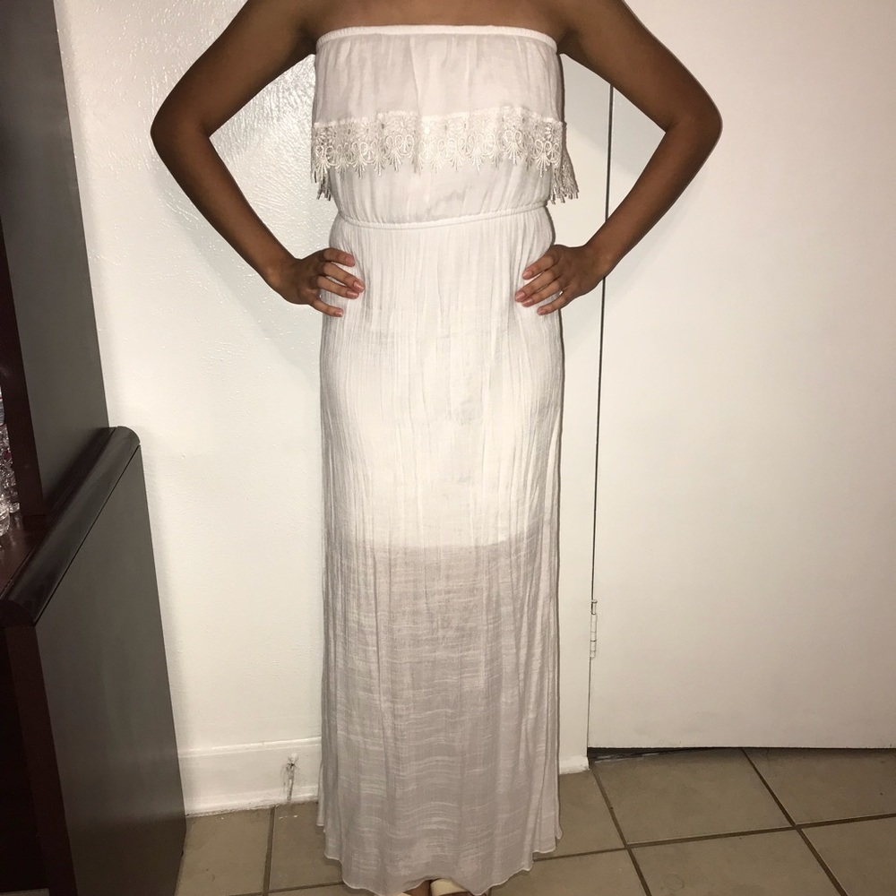 White maxi dress!